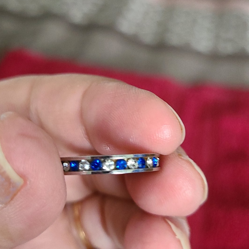 Gorgeous Cubic Zirconia Anniversary Band